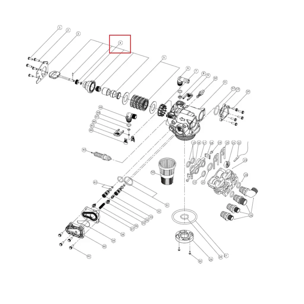 Hauptkolben Ventil für InstaSoft Enthärtungsanlage2.webp