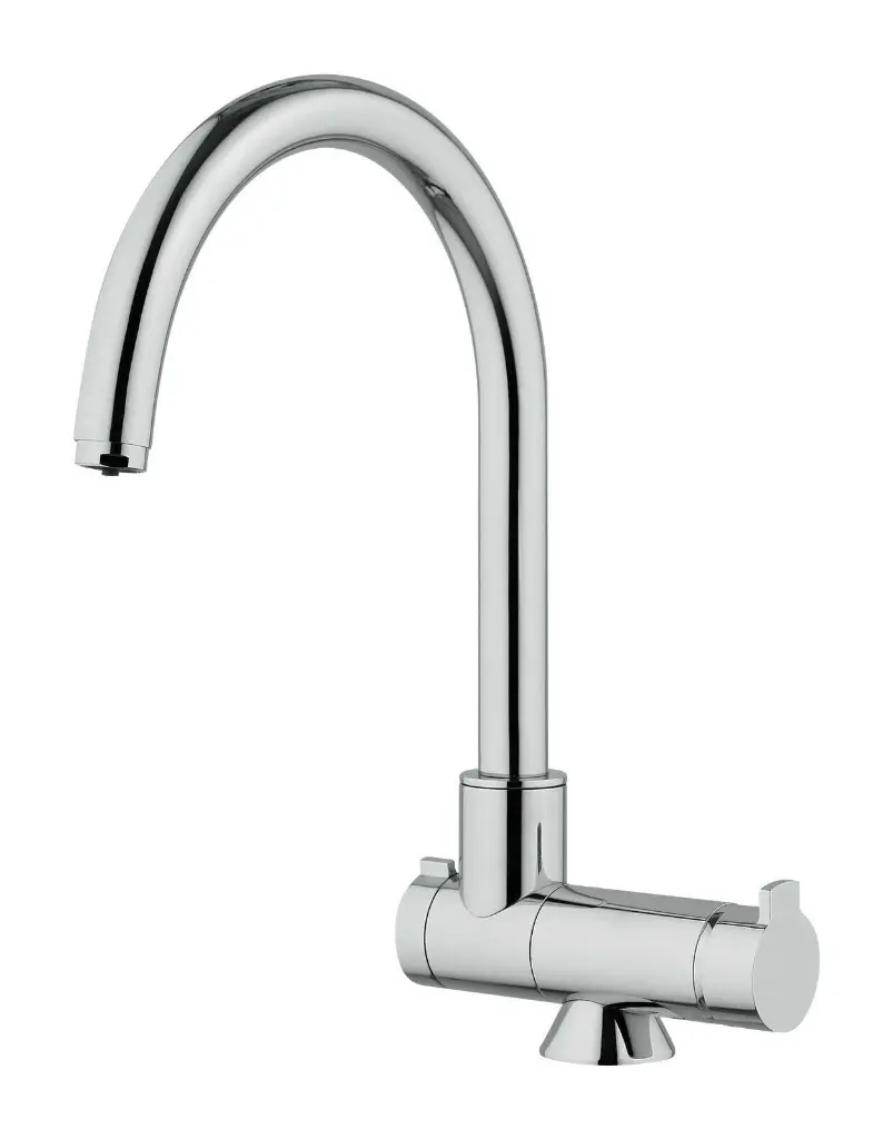 3-Wege-Armatur ACROBAT C-Auslauf in Onyx - Fensterarmatur5.webp
