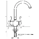 3-Wege-Armatur GM C-Auslauf in Chrom2.webp