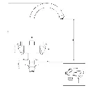 5-Wege-Armatur NOBIUS C-Auslauf in Chrom3.webp
