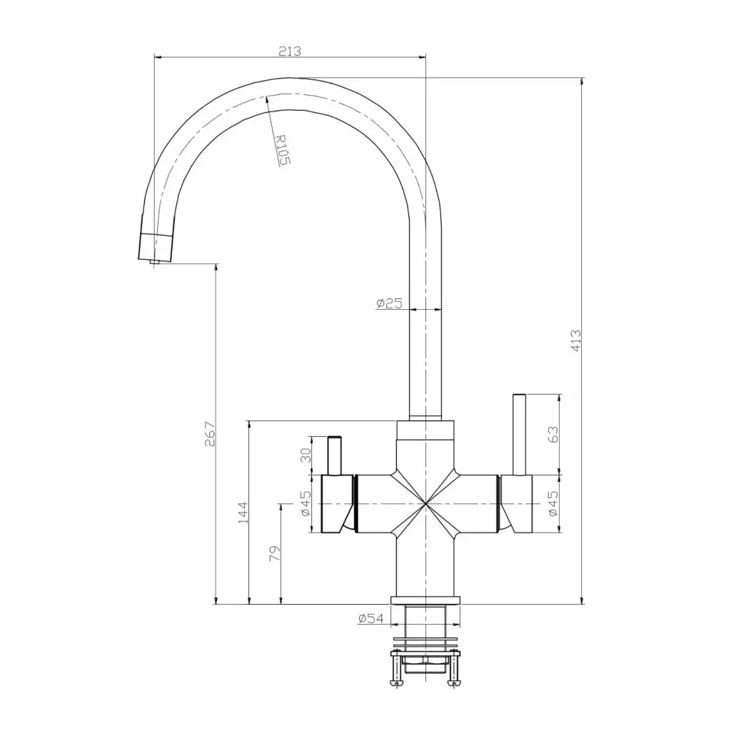 S5003-GIULIA-INOX-5-WEGE-Technische-Zeichnung-C.webp