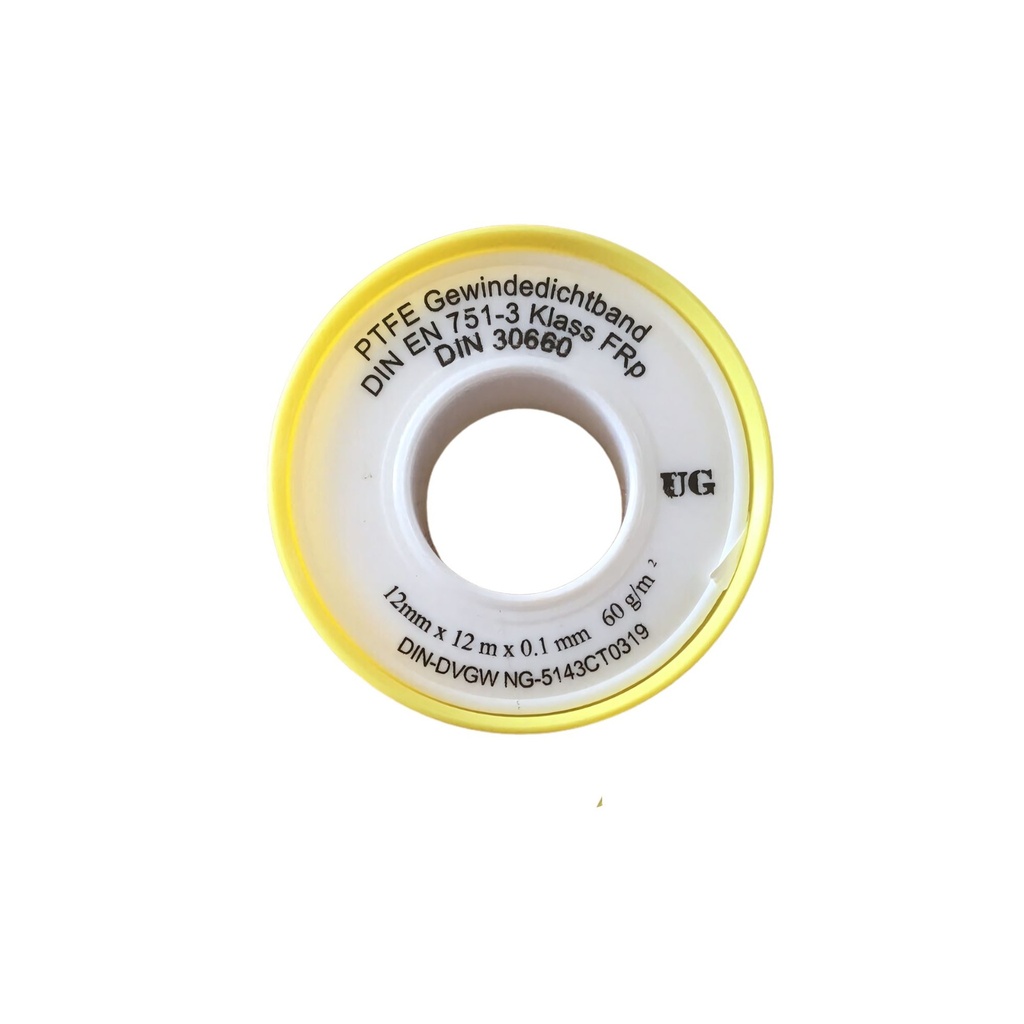 Teflonband PTFE Dichtband Teflondichtband Gewindedichtband DVGW