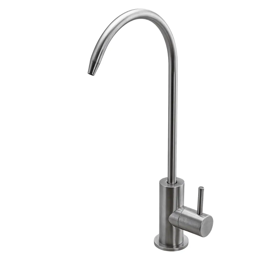 1-Weg-Armatur SOFIA in Edelstahl massiv - Osmose Wasserhahn