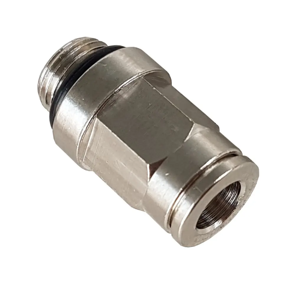 Connector für CO2 Druckminderer AG x QC - Metall