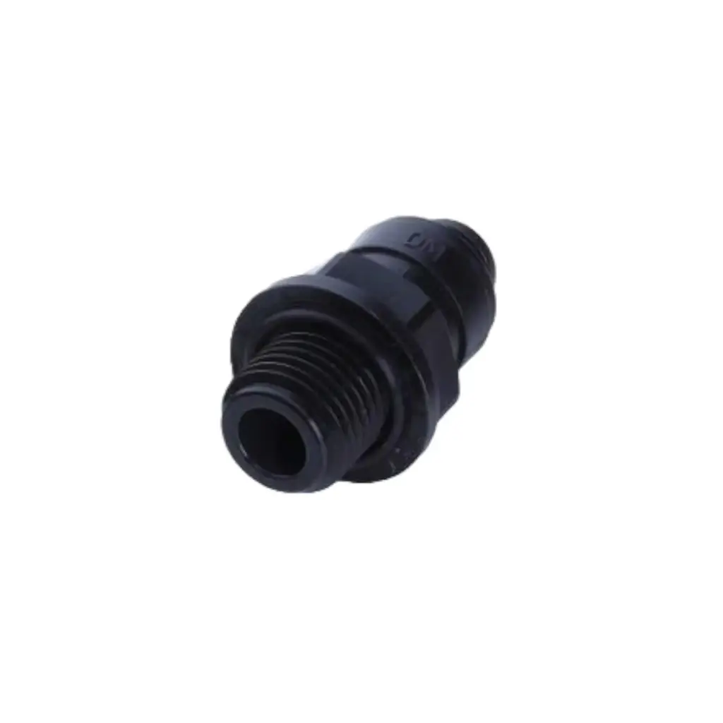 Connector für CO2 Druckminderer AG x QC - Kunststoff