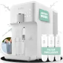 AORA W23 Umkehrosmoseanlage – Mobiler Auftisch-Wasserspender mit integriertem Tank, Heißwasser- & Wasserstofffunktion für reines Trinkwasser