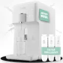 AORA W23 Umkehrosmoseanlage – Auftisch-Wasserspender mit Festwasseranschluss, Heißwasser- & Wasserstofffunktion für reines Trinkwasser