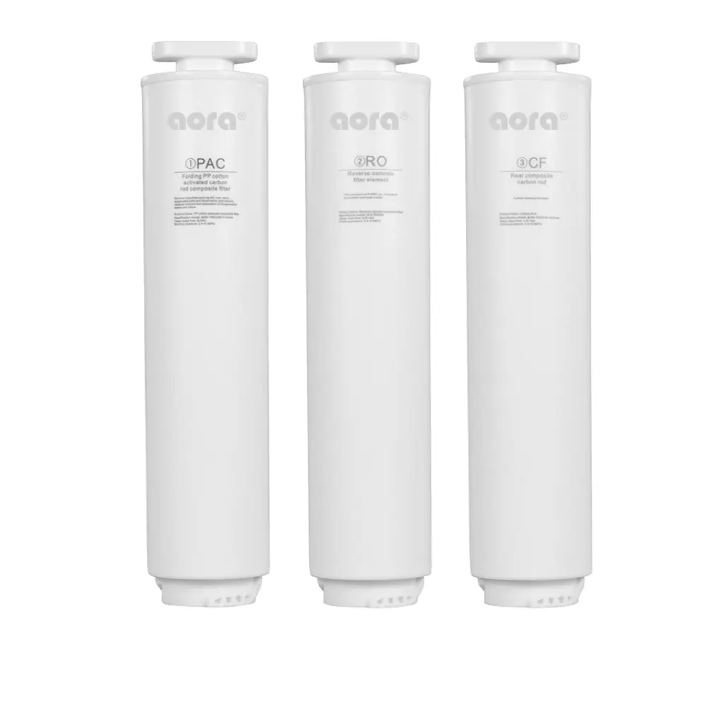 Ersatzfilter & Membrane für AORA Auftisch-Umkehrosmoseanlagen W23 & W19 - mit Wasserstoff-Ionisator & Heißwasserfunktion - Einzeln oder als Set