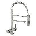 3-Wege-Armatur LUXURY 45 cm Spiralfeder